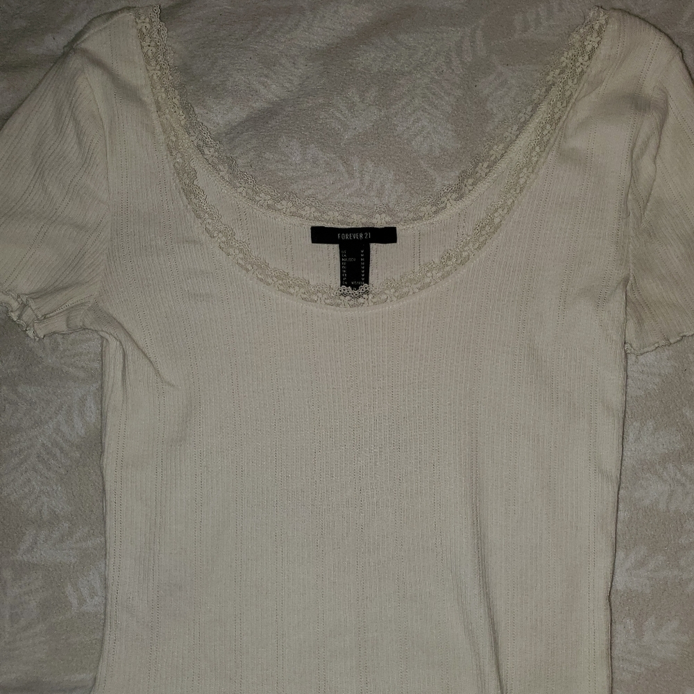 Lace Trim Top